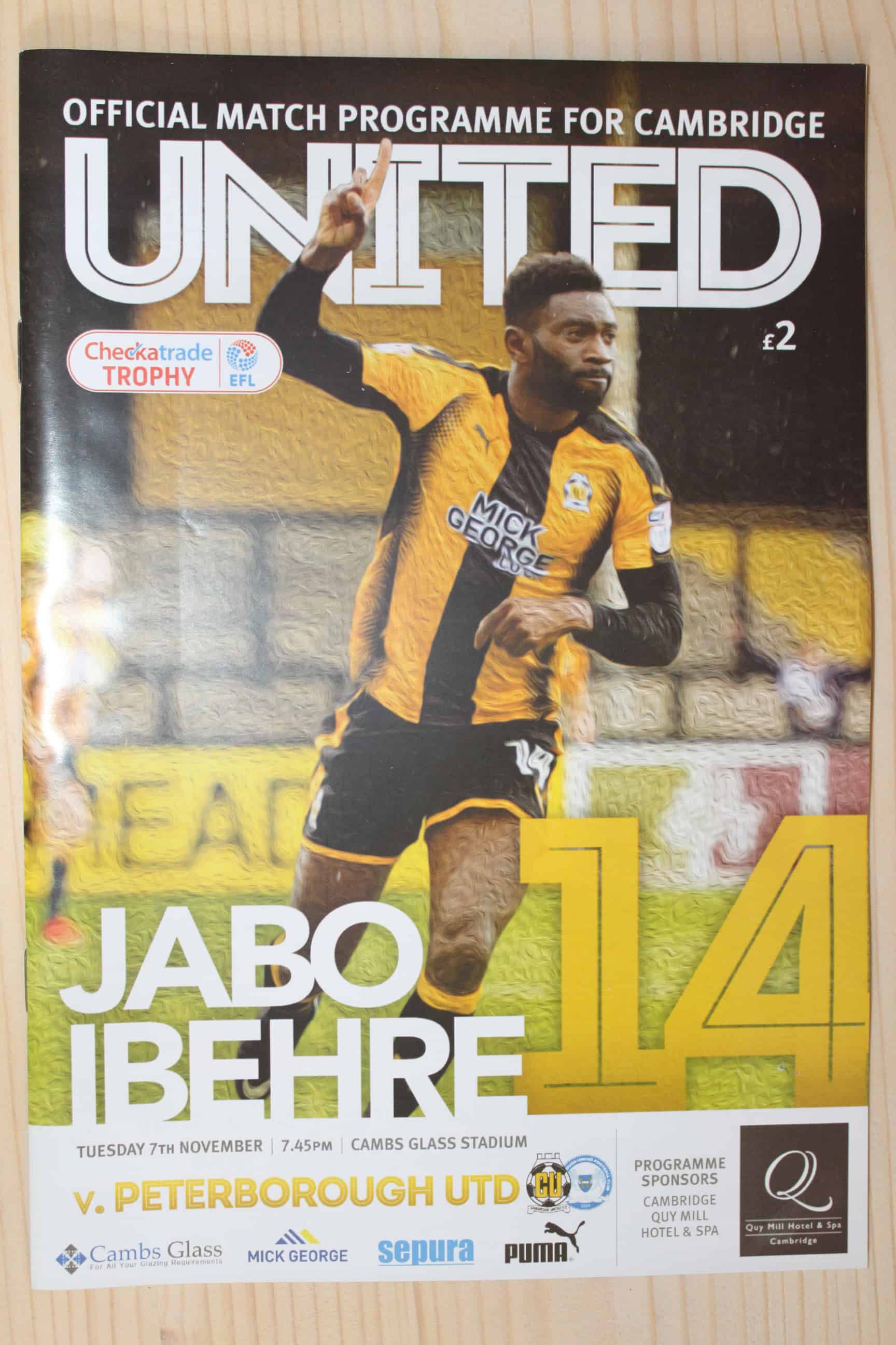 Cambridge United FC v Peterborough United FC